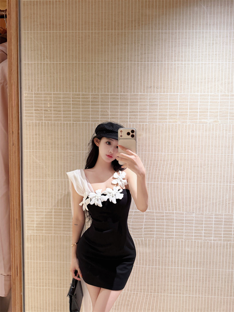 Sweet & Spicy French Embossed Mini Dress