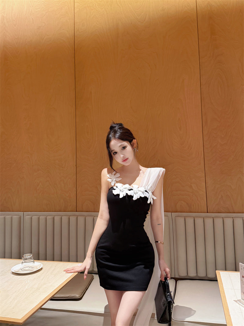 Sweet & Spicy French Embossed Mini Dress