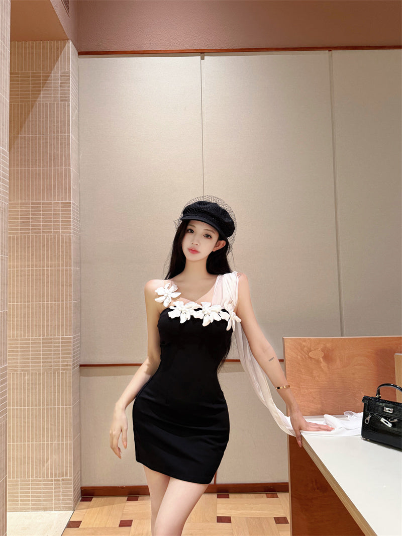 Sweet & Spicy French Embossed Mini Dress