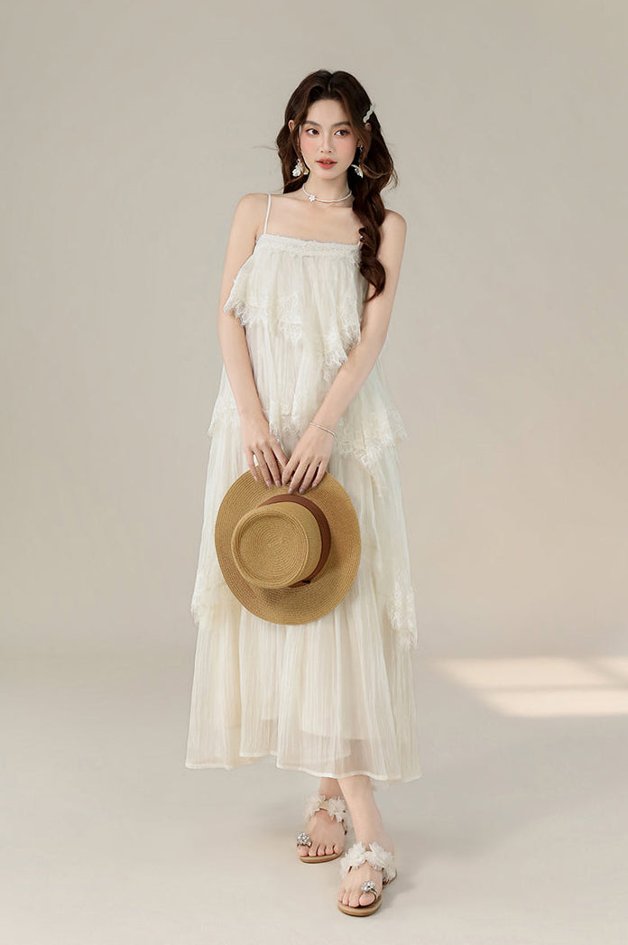 Whispering Meadows Pleated Fairy Dress