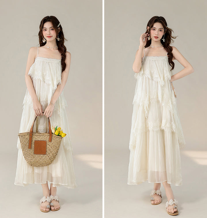 Whispering Meadows Pleated Fairy Dress