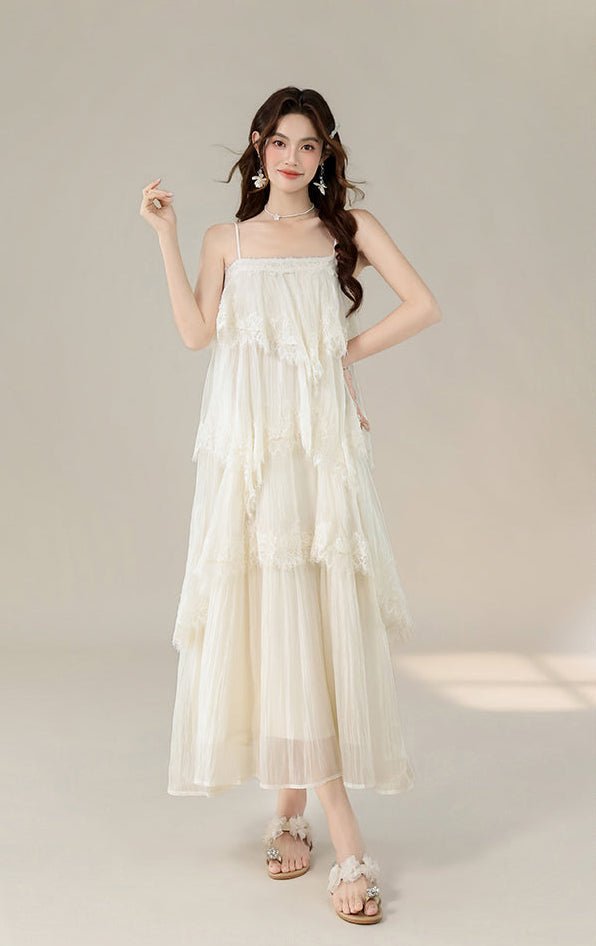 Whispering Meadows Pleated Fairy Dress