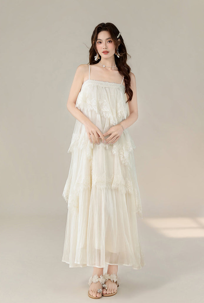Whispering Meadows Pleated Fairy Dress
