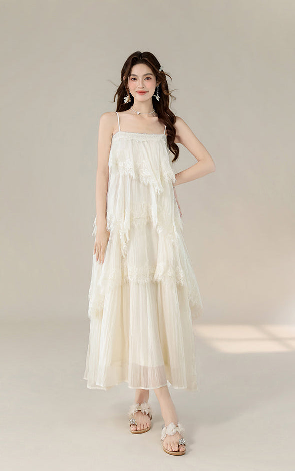 Whispering Meadows Pleated Fairy Dress