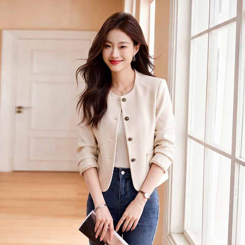 The Boulevard French-Style Crop Jacket