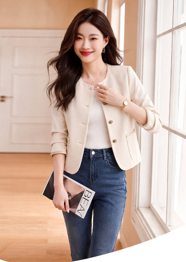 The Boulevard French-Style Crop Jacket