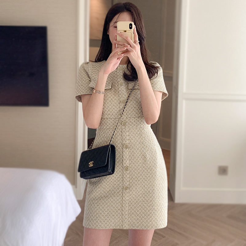 The Celine Herringbone Tweed Mini