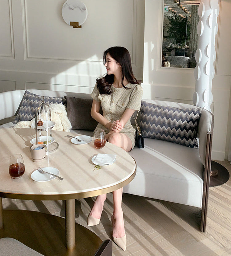The Celine Herringbone Tweed Mini