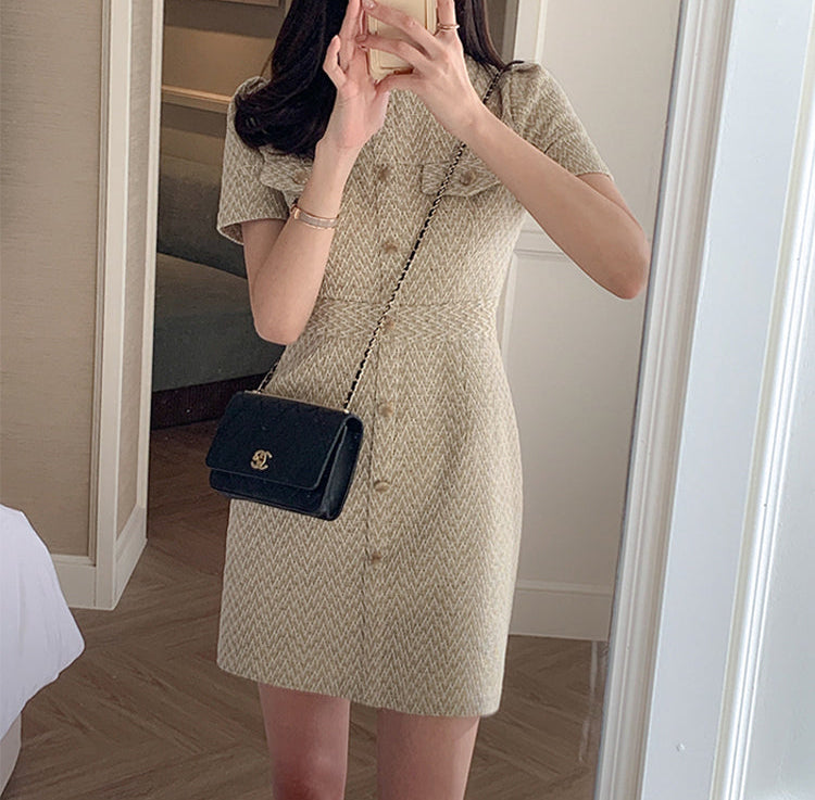 The Celine Herringbone Tweed Mini