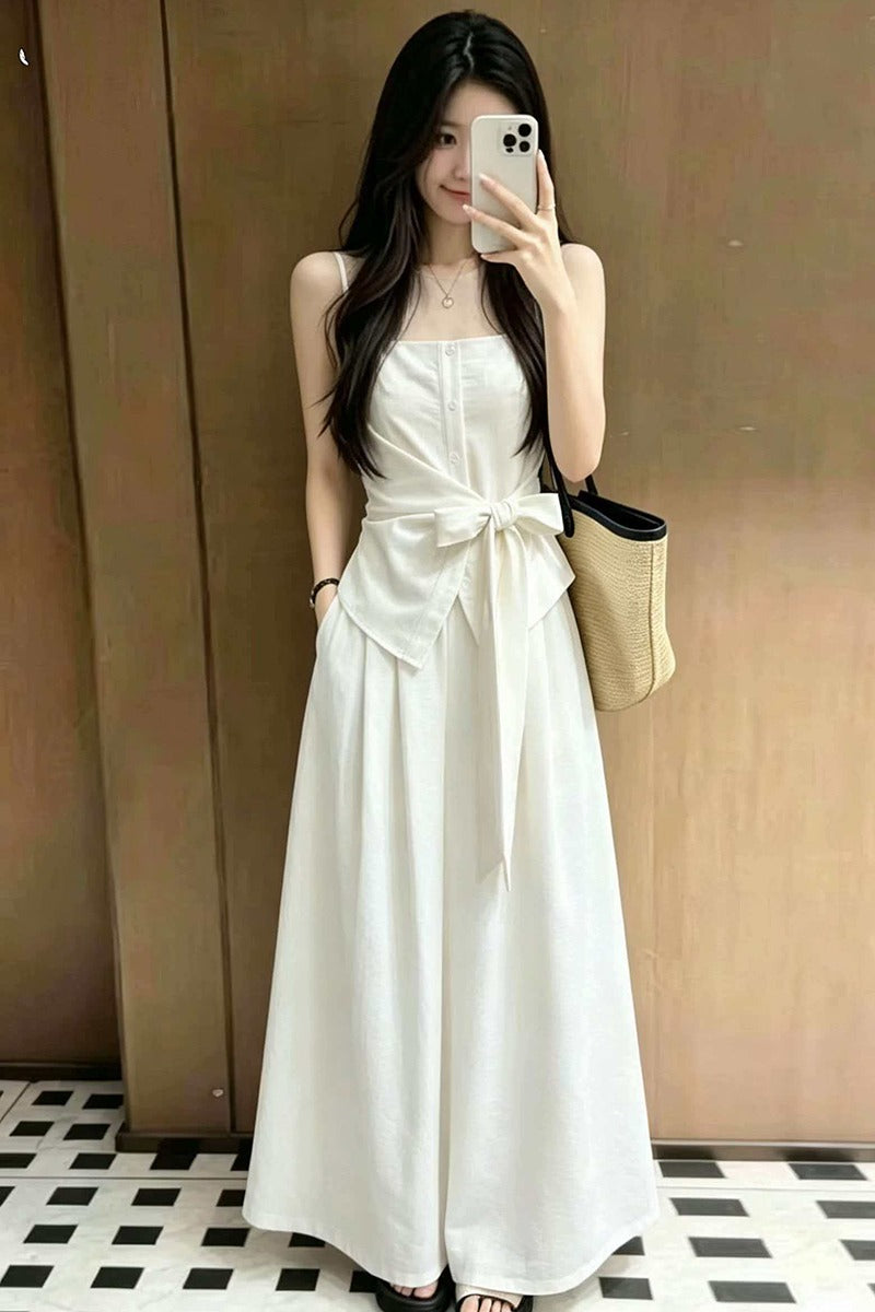 The Horizon Strapless Cami & Wide-Leg Trouser Set