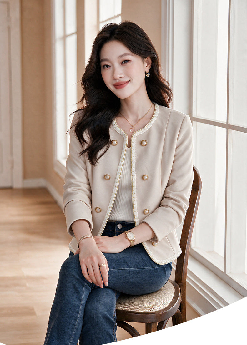 The K-Style Braided Pearl Short Jacket
