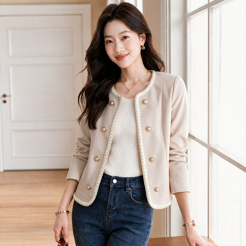 The K-Style Braided Pearl Short Jacket