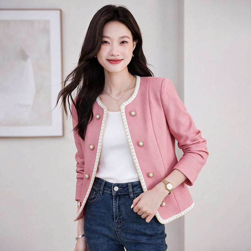 The K-Style Braided Pearl Short Jacket