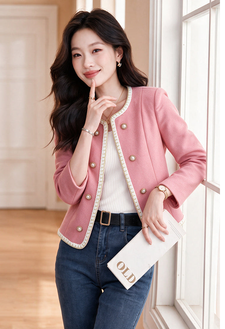 The K-Style Braided Pearl Short Jacket