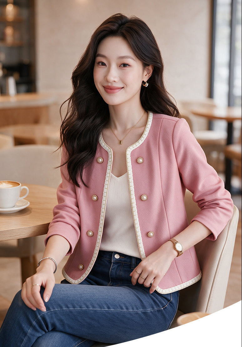 The K-Style Braided Pearl Short Jacket