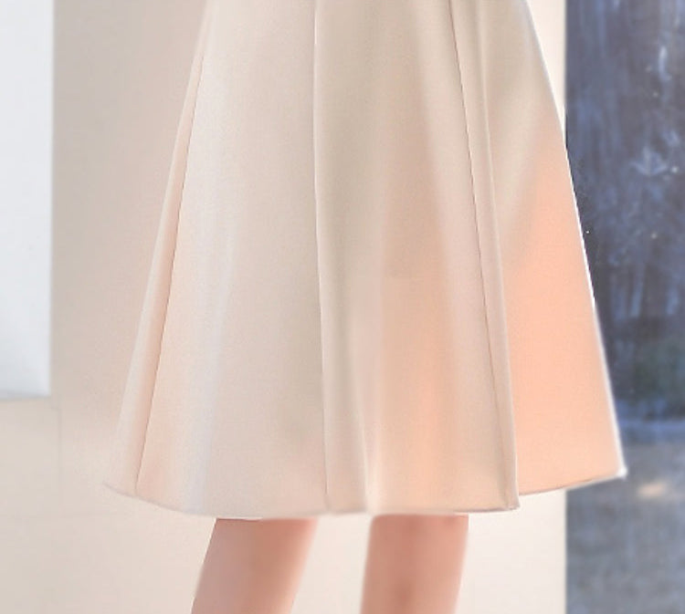 Vintage Scarf-Print Pleated -Two Piece Dress