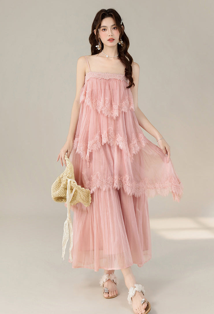 Whispering Meadows Pleated Fairy Dress