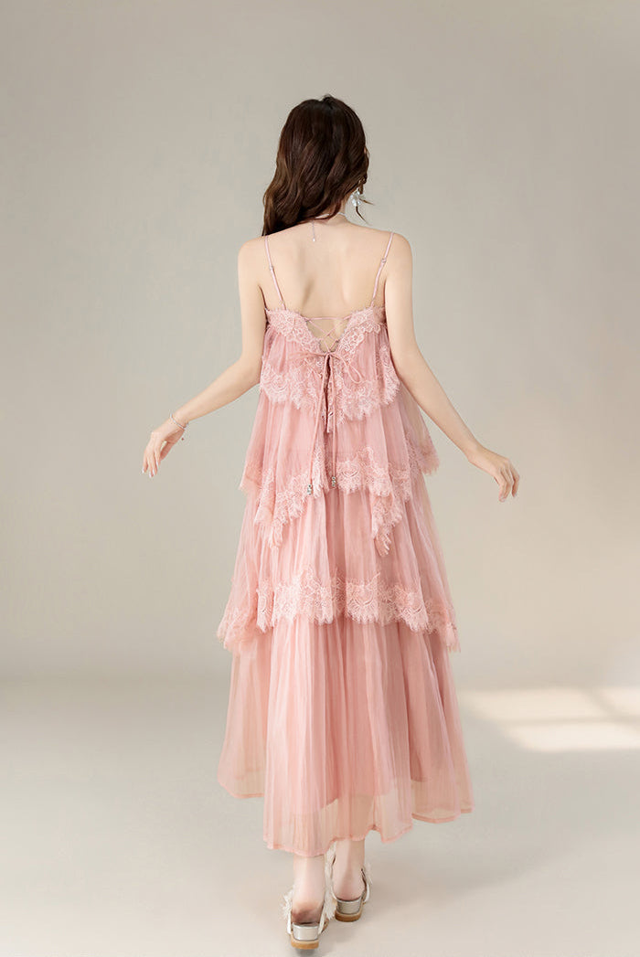 Whispering Meadows Pleated Fairy Dress