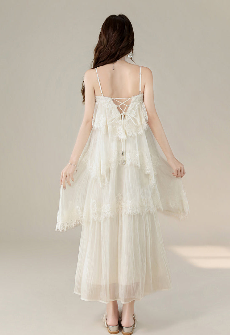 Whispering Meadows Pleated Fairy Dress