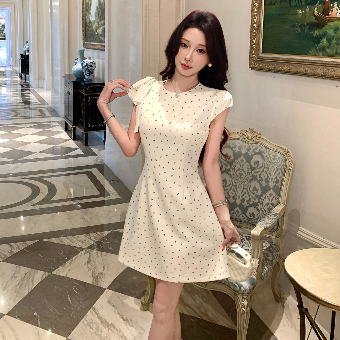 Ditsy Floral Mini Dress