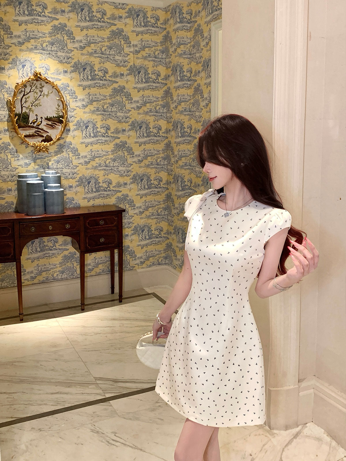Ditsy Floral Mini Dress