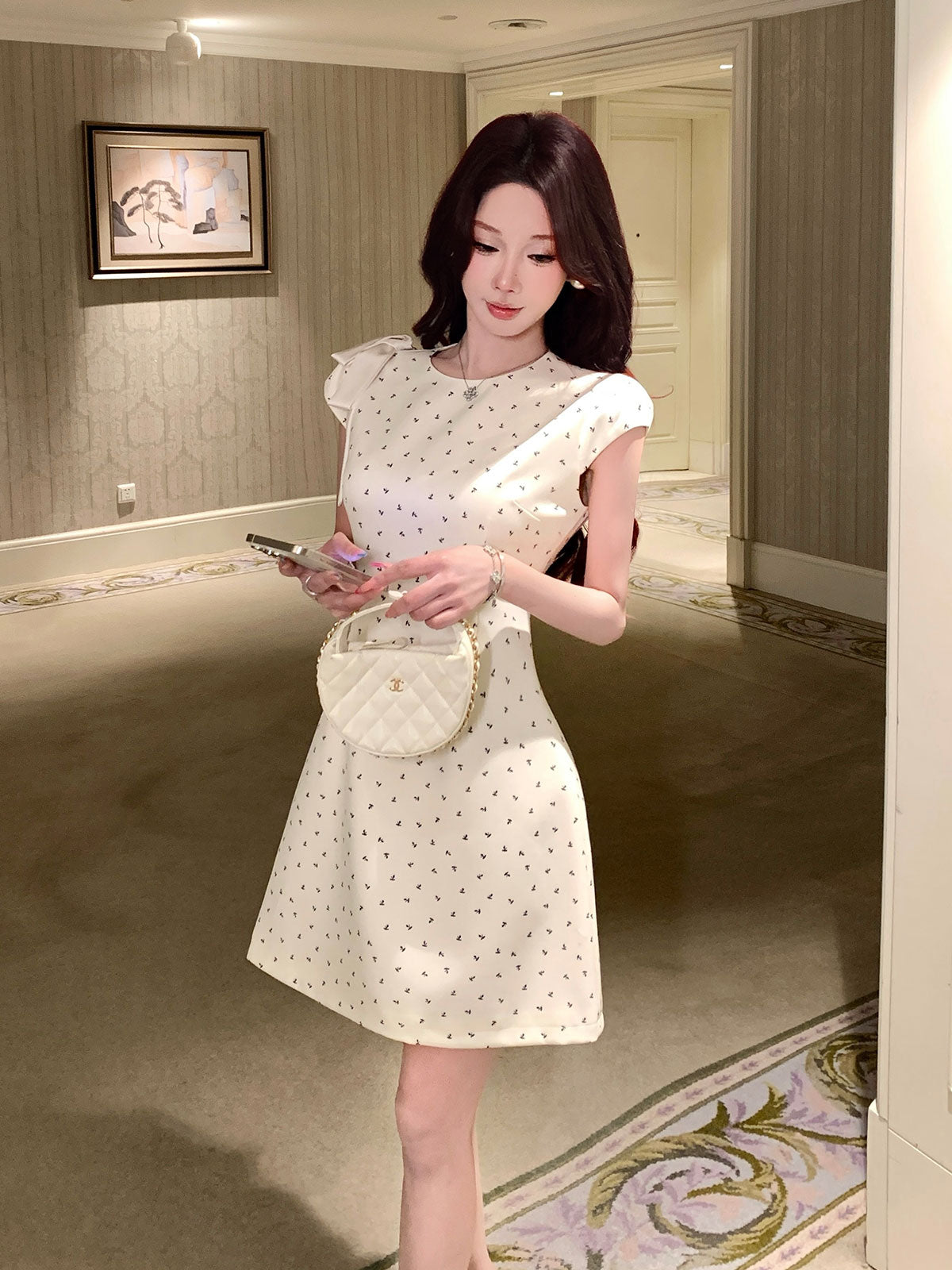 Ditsy Floral Mini Dress